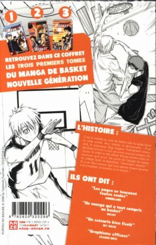 Produktbild: Kuroko's Basket: starter pack, tomes 1 &agrave; 3