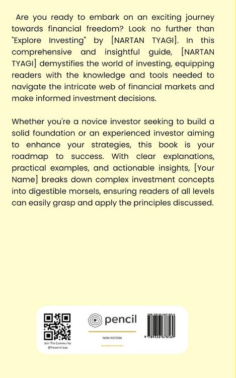 Produktbild: Explore Investing.(Innovate, Strategize, and Maximize Returns)
