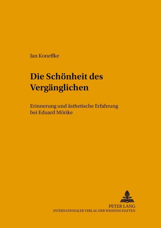 Produktbild: Die Sch&ouml;nheit des Verg&auml;nglichen