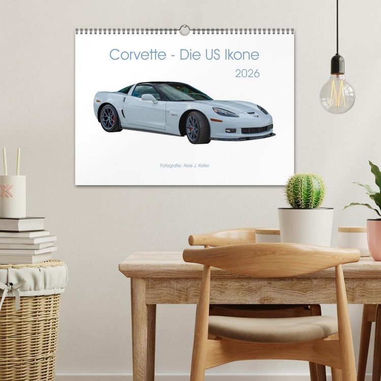 Produktbild: Corvette - Die US Ikone 2026 (Wandkalender 2026 DIN A3 quer), CALVENDO Monatskalender