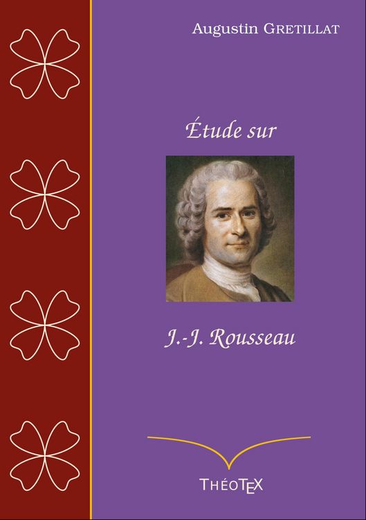 Produktbild: &Eacute;tude sur Jean-Jacques Rousseau