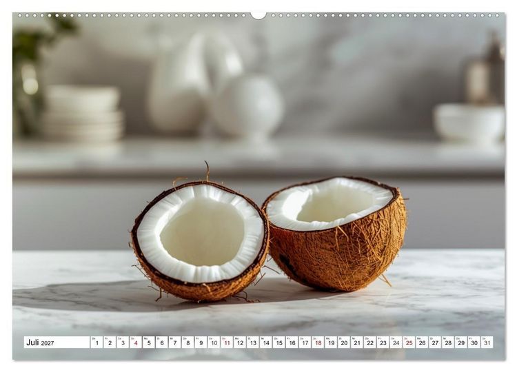 Produktbild: Exotische Fr&uuml;chte &ndash; Frische. Farbe. Form. (hochwertiger Premium Wandkalender 2027 DIN A2 quer), Kunstdruck in Hochglanz