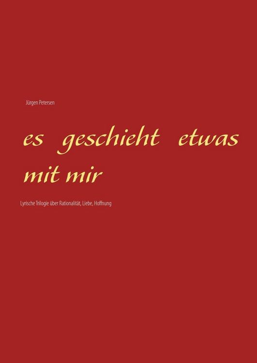 Produktbild: Es geschieht etwas mit mir