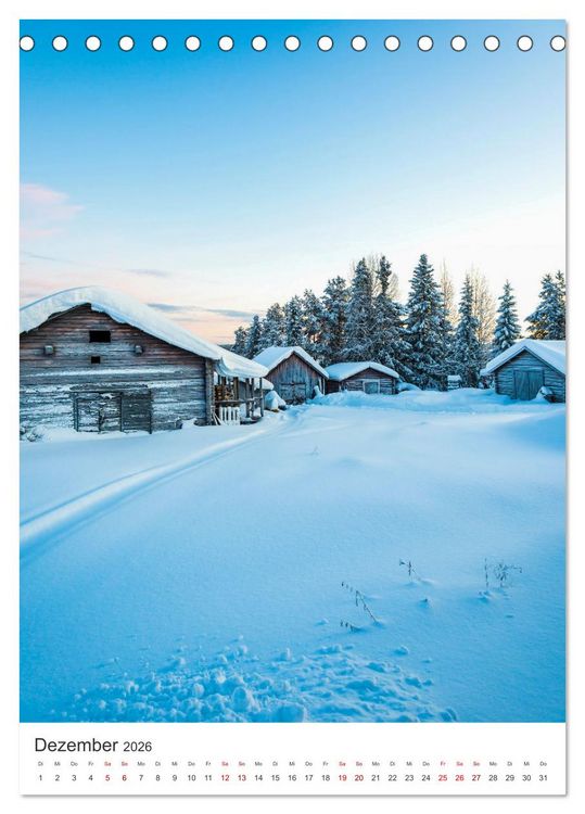 Produktbild: Traumparadies Schweden (Tischkalender 2026 DIN A5 hoch), CALVENDO Monatskalender