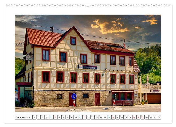 Produktbild: B&ouml;blingen und Sch&ouml;nbuch (Wandkalender 2026 DIN A2 quer), CALVENDO Monatskalender