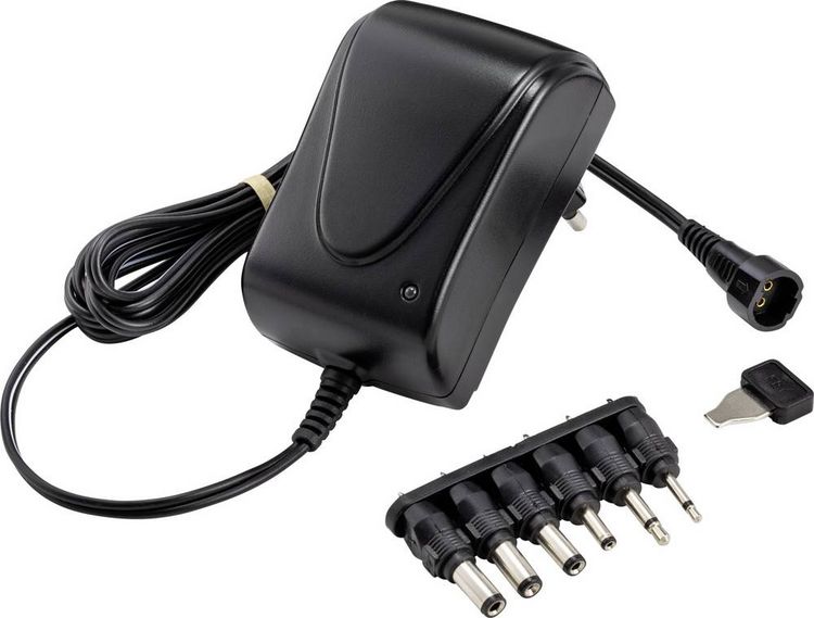 Produktbild: VOLTCRAFT VC-11320905 Steckernetzteil, einstellbar 3 V/DC, 4.5 V/DC, 5 V/DC, 6 V/DC, 7.5 V/DC, 9 V/DC, 12 V/DC 1.5 A 18 W