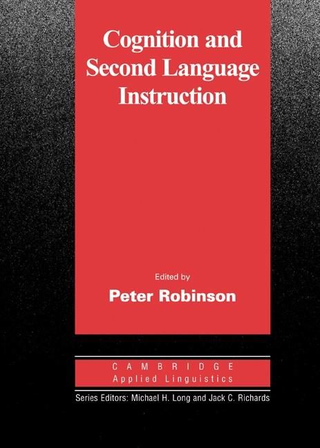 Produktbild: Cognition and Second Language Instruction