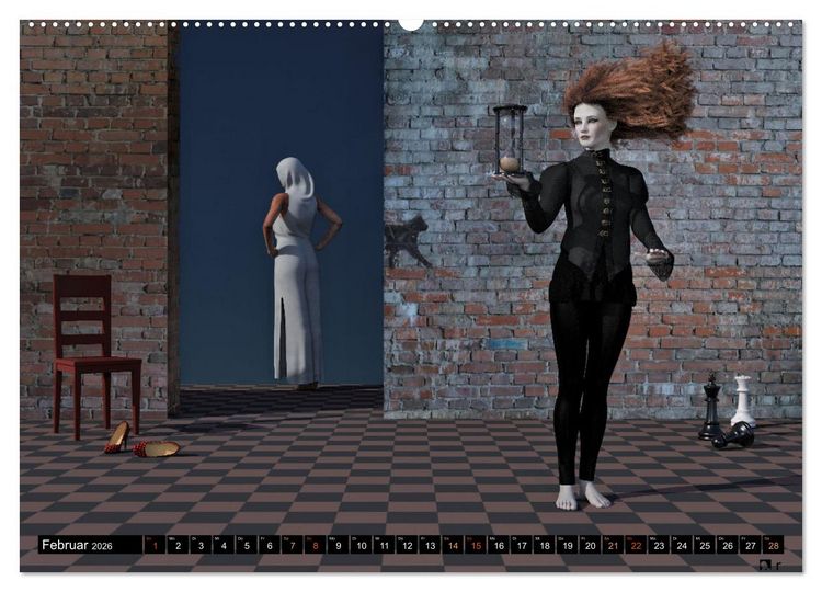 Produktbild: Theater paradox (Wandkalender 2026 DIN A2 quer), CALVENDO Monatskalender