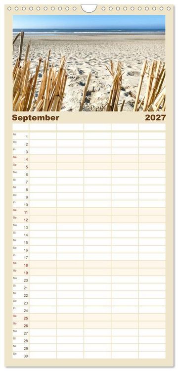 Produktbild: Familienplaner 2027 - Ferien in Holland mit 5 Spalten (Wandkalender, 21 x 45 cm) CALVENDO