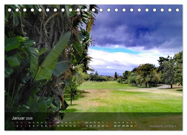 Produktbild: Golfpl&auml;tze Kapstadt (Tischkalender 2026 DIN A5 quer), CALVENDO Monatskalender