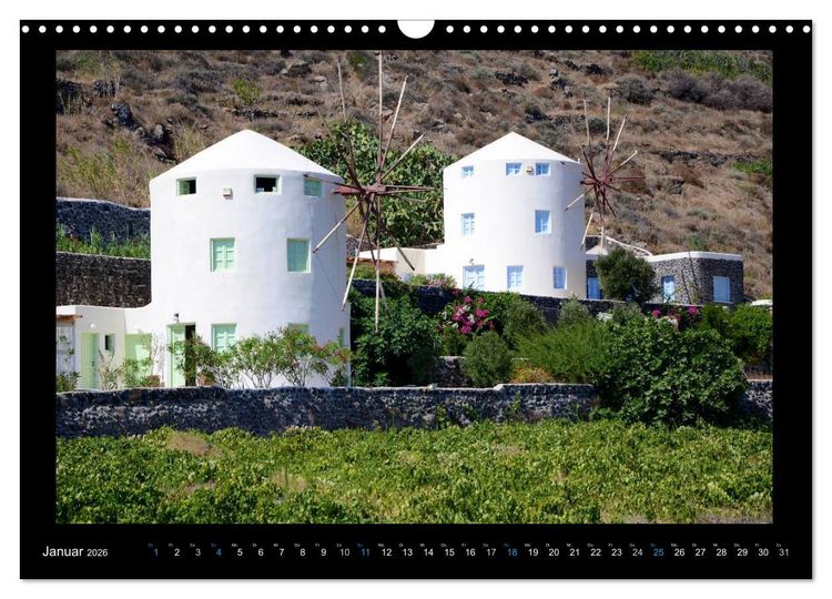 Produktbild: Santorini (Wandkalender 2026 DIN A3 quer), CALVENDO Monatskalender
