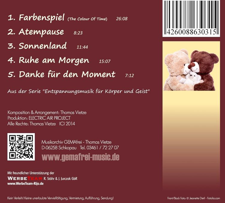 Produktbild: Beruhigende Musik f&uuml;rs Baby 2 - Sanfte Kl&auml;nge und Melodien f&uuml;r den erholsamen Schlaf: von P&auml;dagogen zusammengestellt, Einschlafhilfe