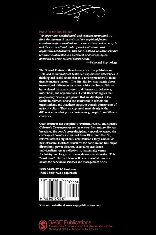 Produktbild: Culture's Consequences
