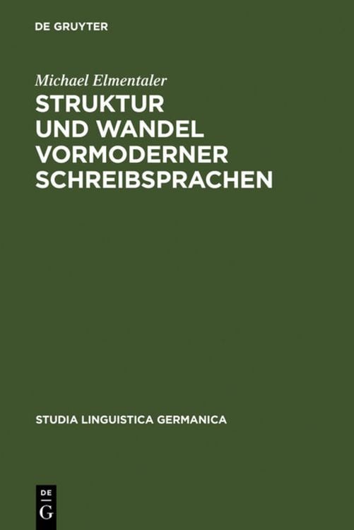 Produktbild: Struktur und Wandel vormoderner Schreibsprachen