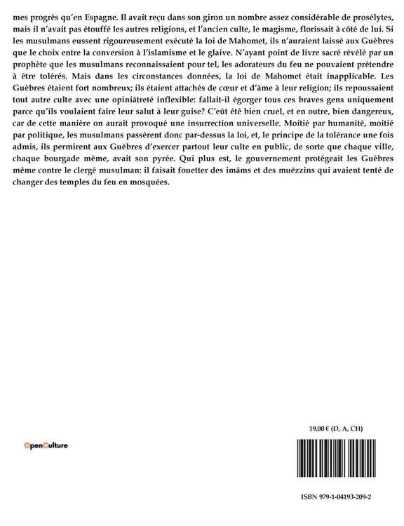 Produktbild: Histoire des Musulmans D'espagne