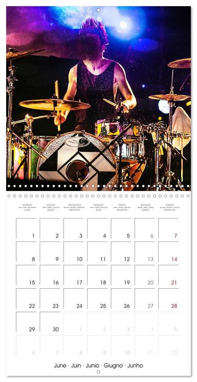Produktbild: Drummer Action (Wall Calendar 2026 12 &times; 12 Inch) CALVENDO 12 Month Wall Calendar