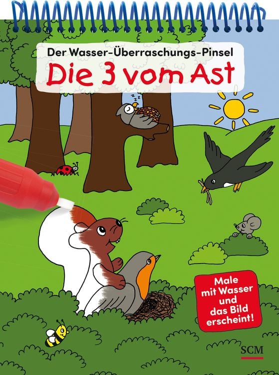 Produktbild: Der Wasser-Überraschungs-Pinsel - Die Drei vom Ast