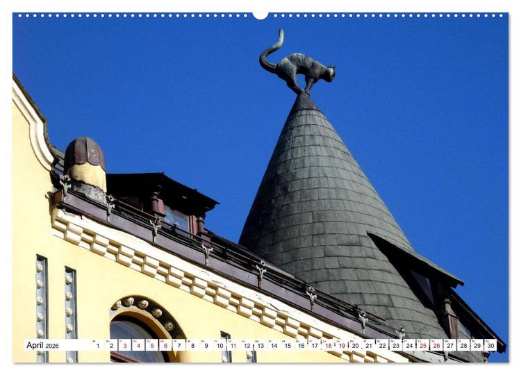 Produktbild: Glanzlichter Rigas - Lettlands prachtvolle Hauptstadt (hochwertiger Premium Wandkalender 2026 DIN A2 quer), Kunstdruck in Hochglanz