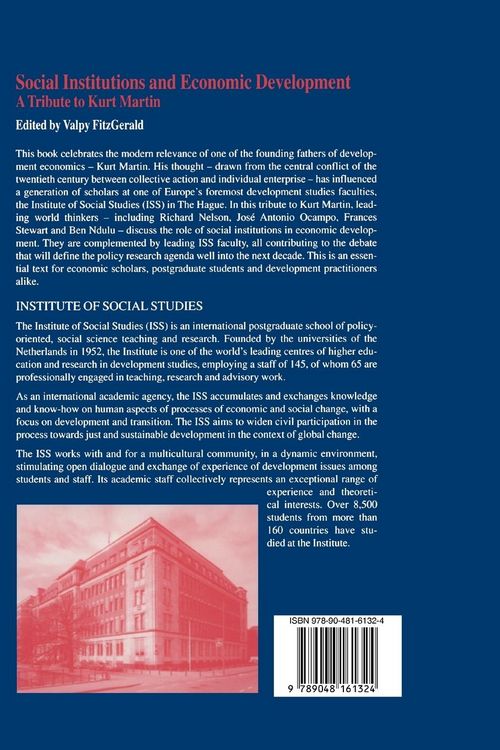 Produktbild: Social Institutions and Economic Development