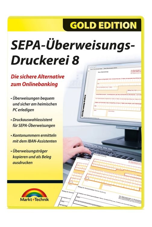 Produktbild: SEPA &Uuml;berweisungs Druckerei 8