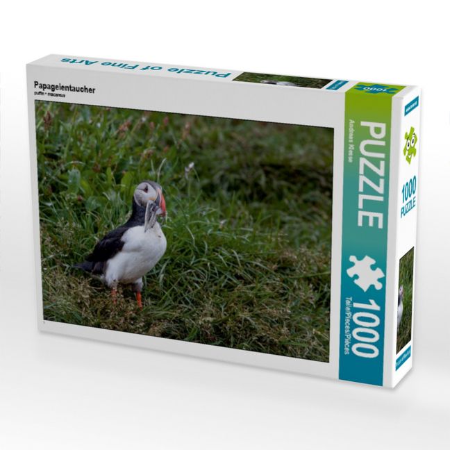 Produktbild: CALVENDO Puzzle Papageientaucher | 1000 Teile Lege-Gr&ouml;&szlig;e 64x48cm Foto-Puzzle f&uuml;r gl&uuml;ckliche Stunden
