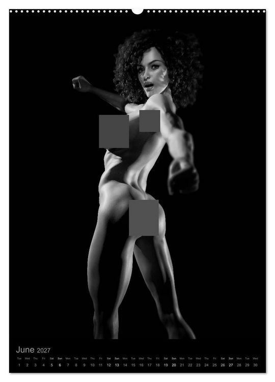 Produktbild: POWER NUDES (High Quality Premium Wall Calendar 2027 DIN A2 portrait),CALVENDO 12 Month Wall Calendar