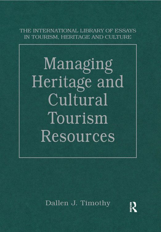 Produktbild: Managing Heritage and Cultural Tourism Resources