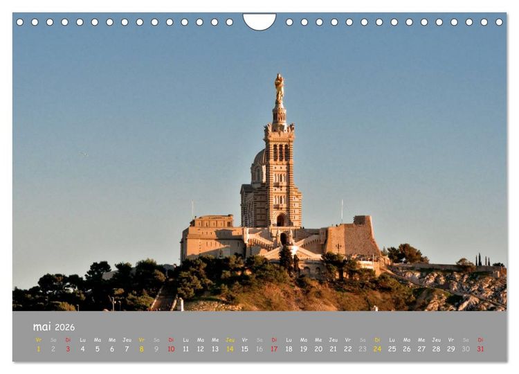 Produktbild: Grands sites de Provence (Calendrier mural 2026 DIN A4 vertical), CALVENDO calendrier mensuel