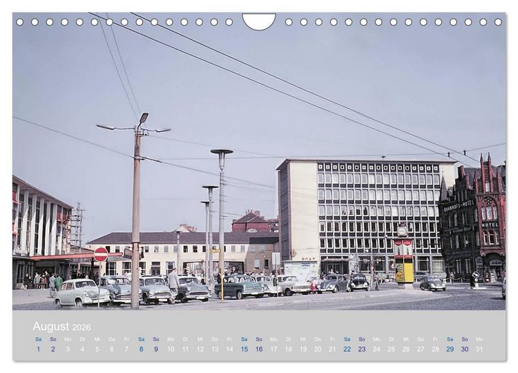 Produktbild: Hildesheim - damals ... (Wandkalender 2026 DIN A4 quer), CALVENDO Monatskalender