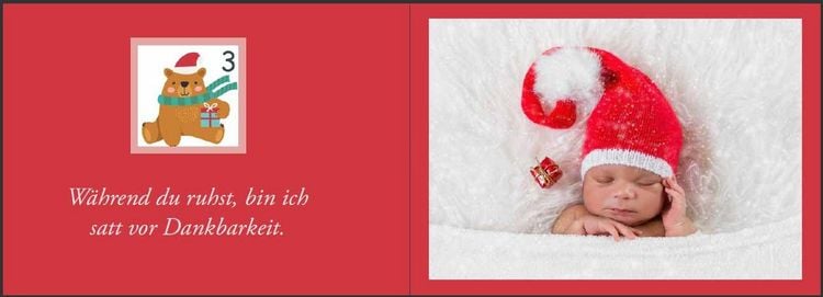 Produktbild: Baby Adventskalender - Ein zauberhaft fotografierter Bilderbuch-Adventskalender f&uuml;r Schwangere, Mamas und Papas