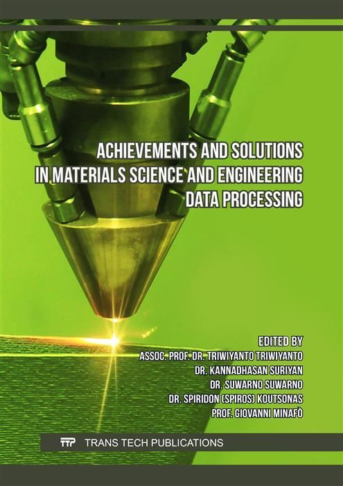 Produktbild: Achievements and Solutions in Materials Science and Engineering Data Processing