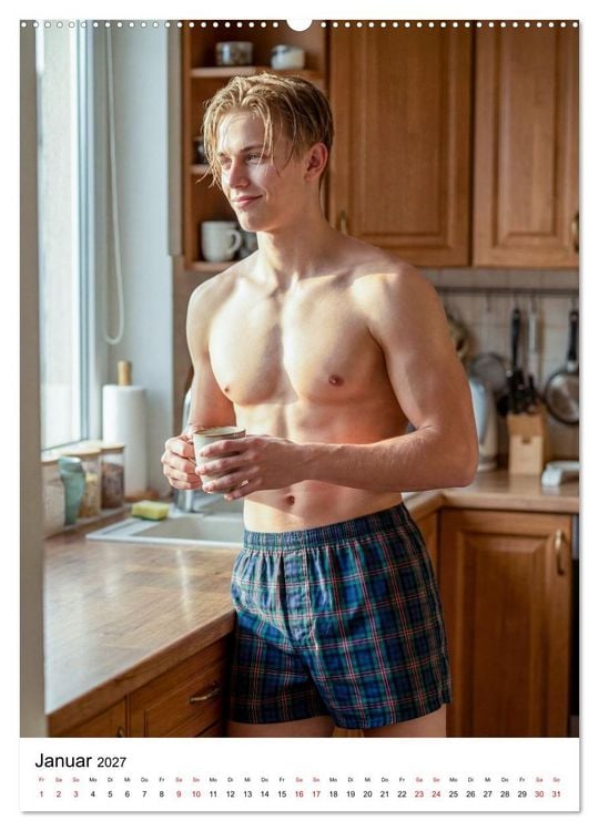 Produktbild: Guys Next Door - Junge M&auml;nner von nebenan (hochwertiger Premium Wandkalender 2027 DIN A2 hoch), Kunstdruck in Hochglanz