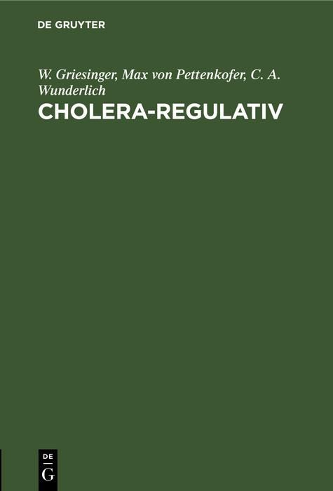 Produktbild: Cholera-Regulativ