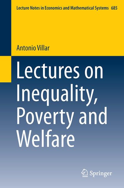 Produktbild: Lectures on Inequality, Poverty and Welfare