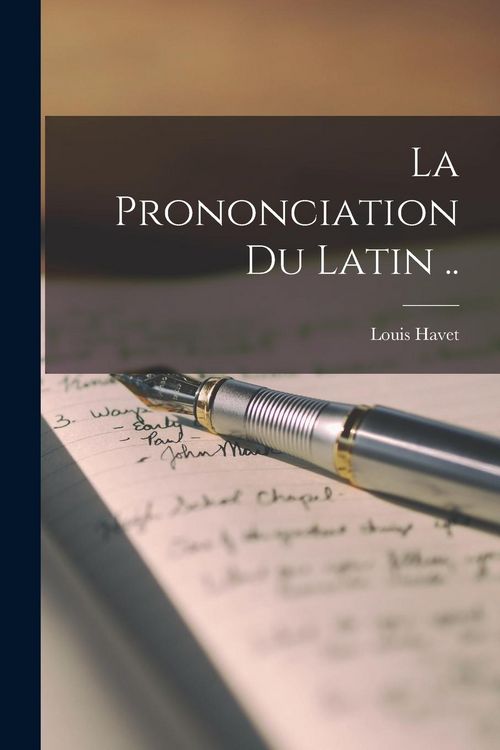 Produktbild: La prononciation du latin ..