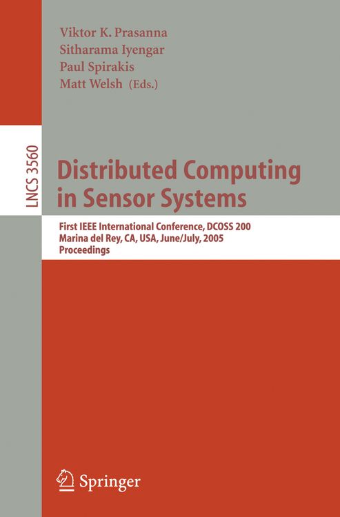 Produktbild: Distributed Computing in Sensor Systems
