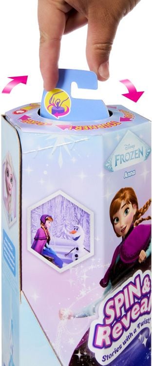 Produktbild: Disney Die Eisk&ouml;nigin Spin & Reveal Anna-Modepuppe und Accessoires mit 11 &Uuml;ber