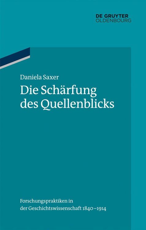 Produktbild: Die Sch&auml;rfung des Quellenblicks