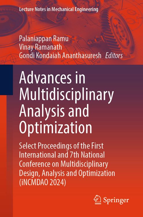 Produktbild: Advances in Multidisciplinary Analysis and Optimization