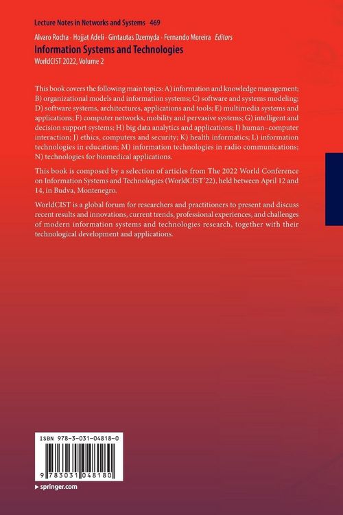 Produktbild: Information Systems and Technologies
