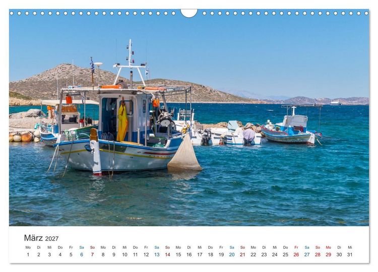 Produktbild: Leros - die Insel der G&ouml;ttin Artemis (Wandkalender 2027 DIN A3 quer), CALVENDO Monatskalender