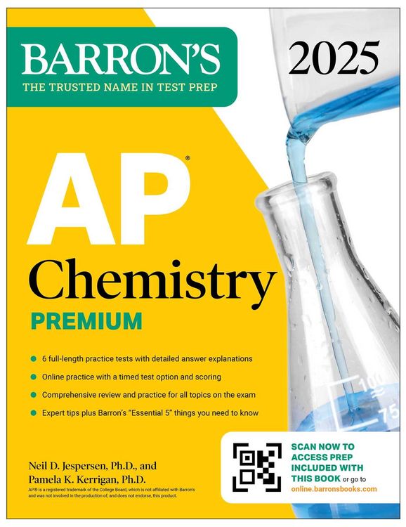 Produktbild: Barron's Educational Series: AP Chemistry Premium, 2025: Pre
