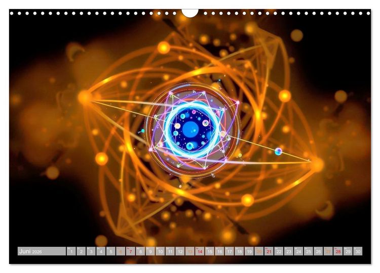 Produktbild: Quantenmechanik von Bits zu Qubits (Wandkalender 2026 DIN A3 quer), CALVENDO Monatskalender