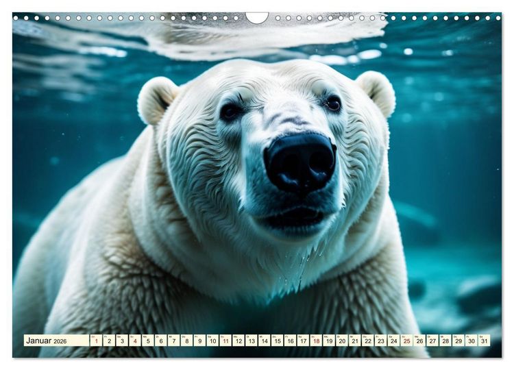 Produktbild: Gro&szlig;e und kleine B&auml;ren (Wandkalender 2026 DIN A3 quer), CALVENDO Monatskalender