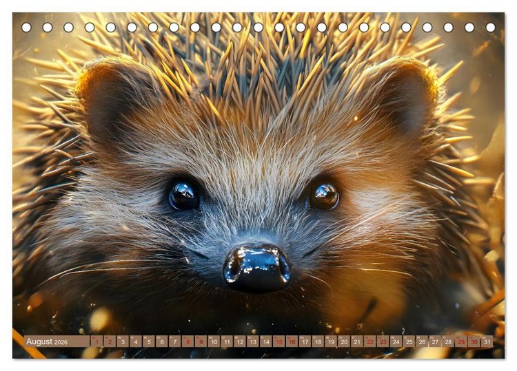 Produktbild: Tierische Balance (Tischkalender 2026 DIN A5 quer), CALVENDO Monatskalender