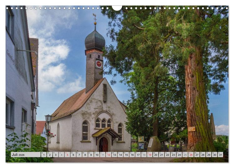 Produktbild: Kirchen und Kapellen (Wandkalender 2026 DIN A3 quer), CALVENDO Monatskalender