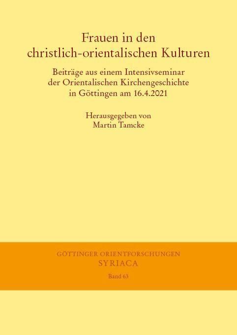 Produktbild: Frauen in den christlich-orientalischen Kulturen