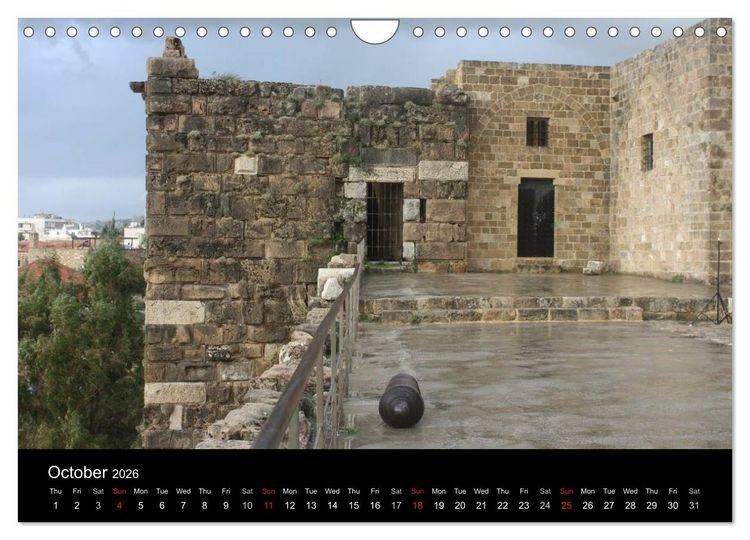 Produktbild: Monuments of Lebanon 2026 (Wall Calendar 2026 DIN A4 landscape), CALVENDO 12 Month Wall Calendar