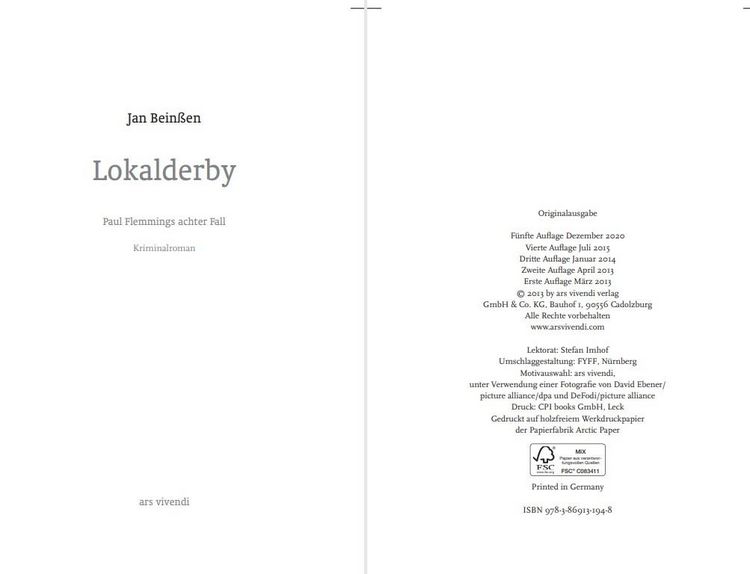 Produktbild: Lokalderby / Paul Flemming Bd. 11