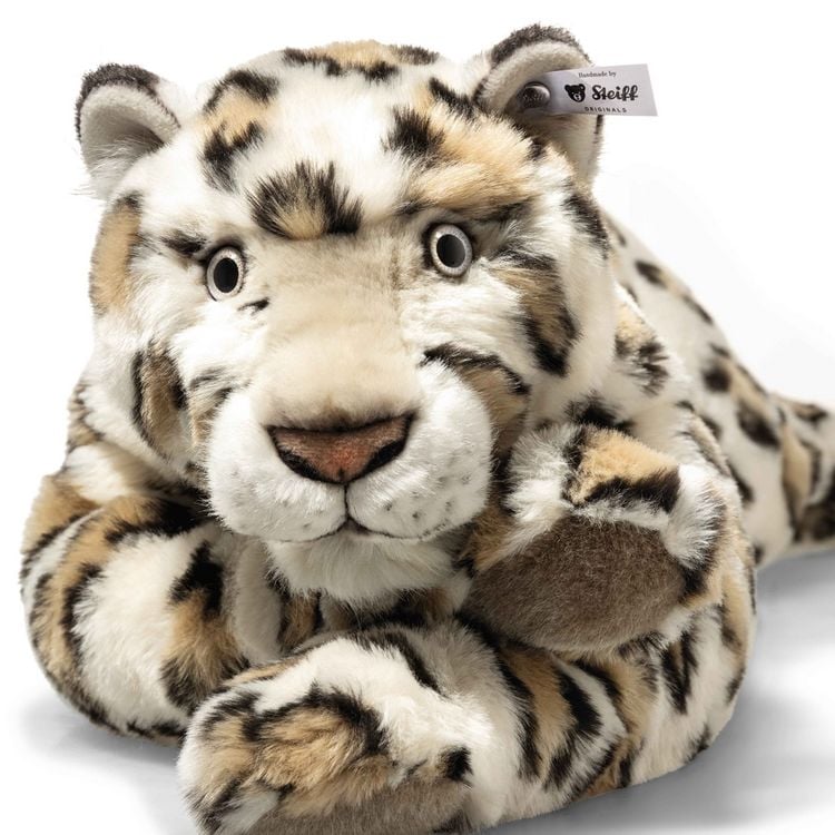 Produktbild: Steiff 061691 - Schneeleopard Parddy, liegend, 55 cm, Pl&uuml;sch